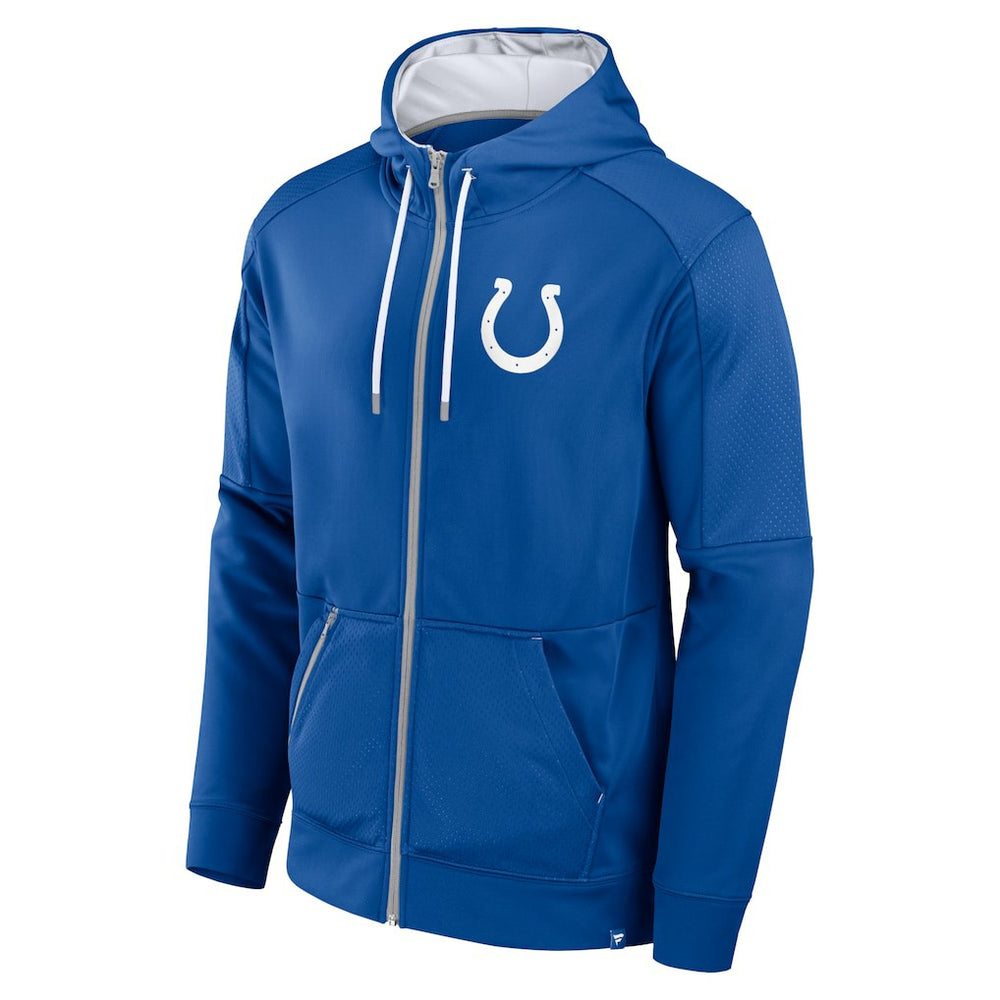 Indianapolis Colts Defender Full-Zip Hoodie - Royal Hoodies