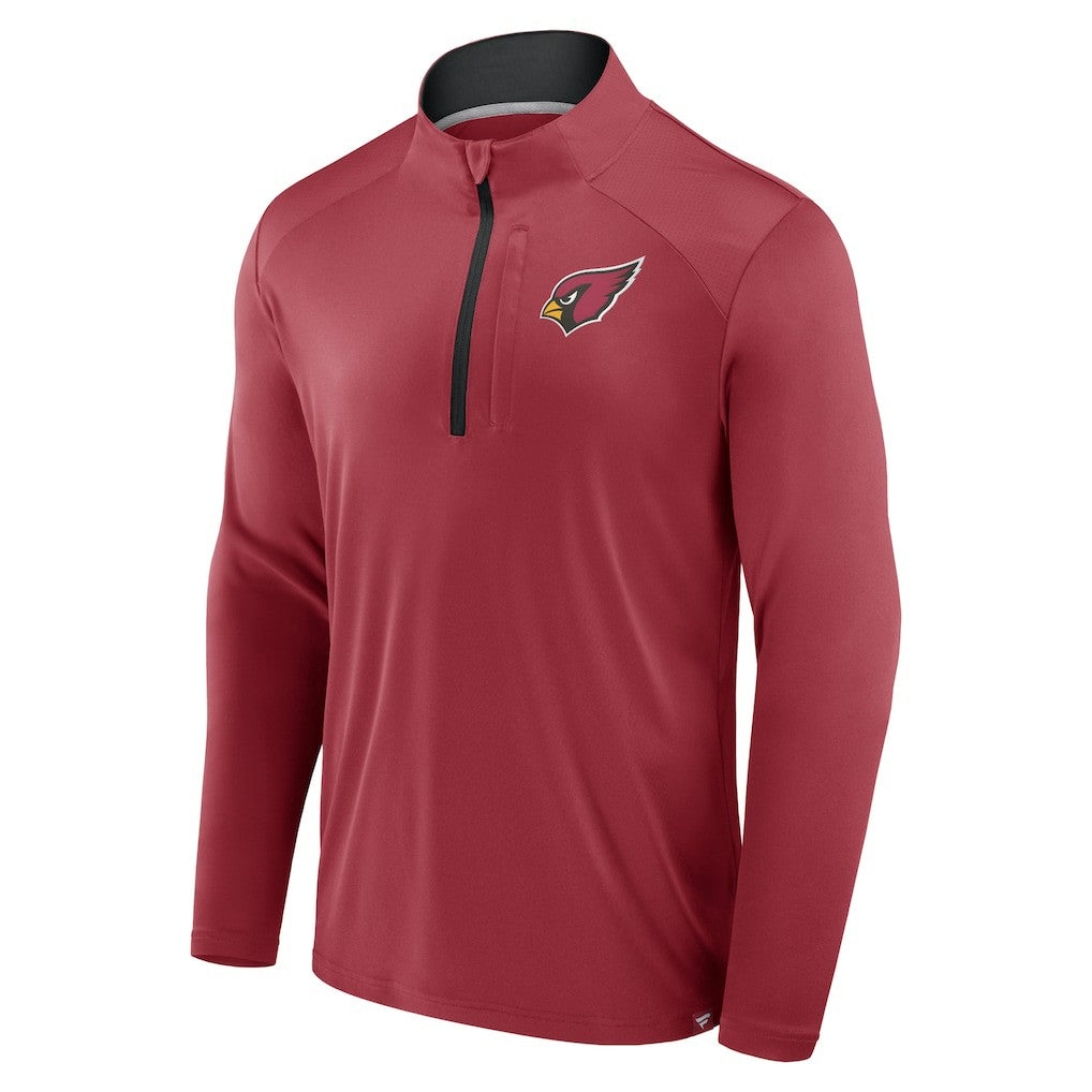 Arizona Cardinals Defender Long Sleeve Quarter-Zip Jacket - Cardinal Jackets