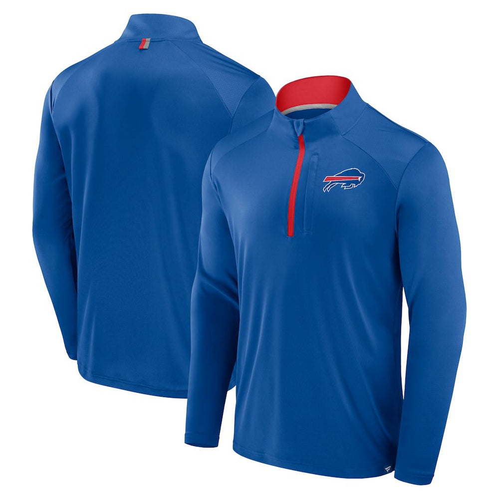 Buffalo Bills Defender Long Sleeve Quarter-Zip Jacket - Royal Jackets