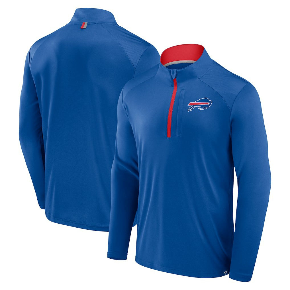 Buffalo Bills Defender Long Sleeve Quarter-Zip Jacket - Royal Jackets