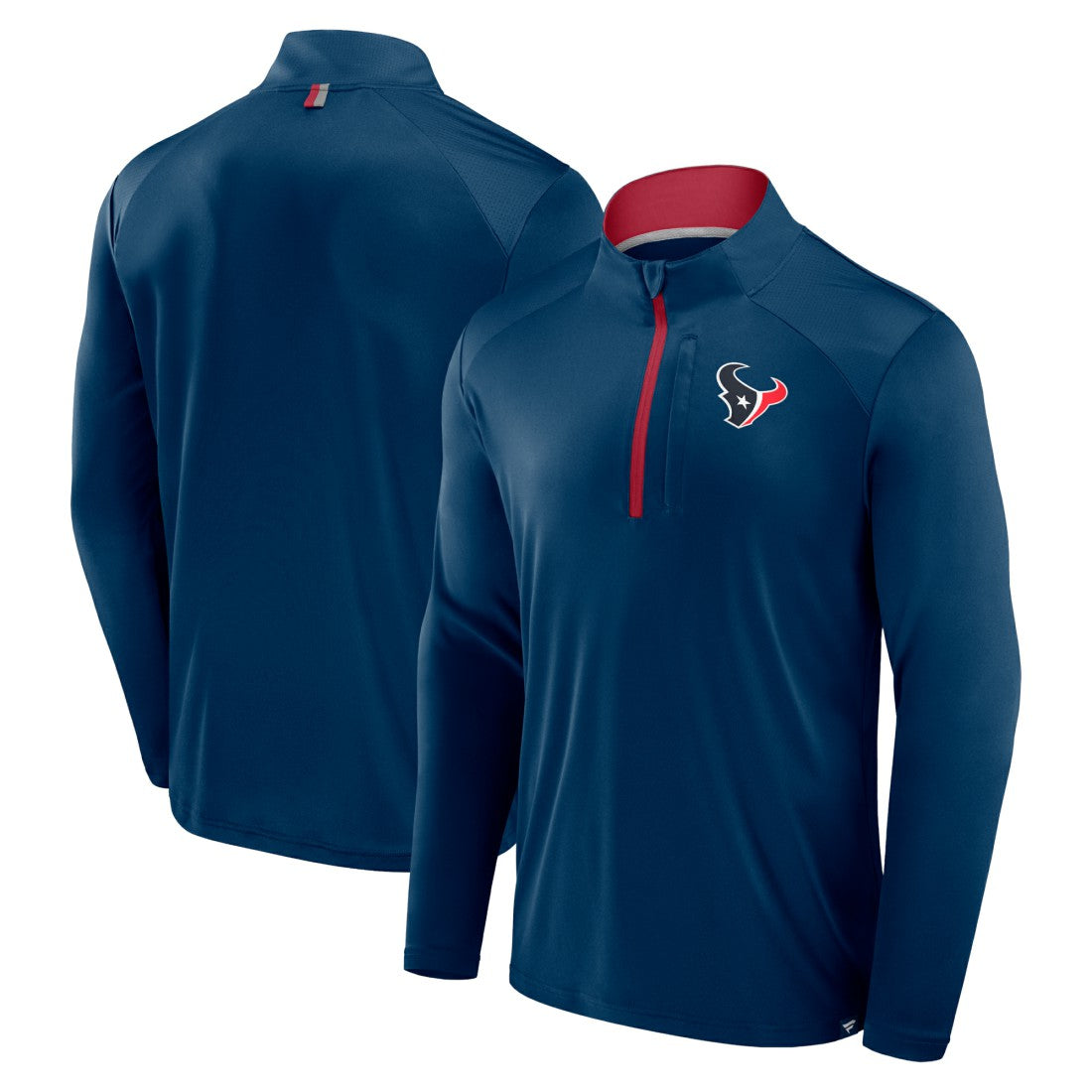 Houston Texans Defender Long Sleeve Quarter-Zip Jacket - Navy Jackets
