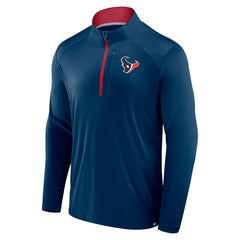 Houston Texans Defender Long Sleeve Quarter-Zip Jacket - Navy Jackets