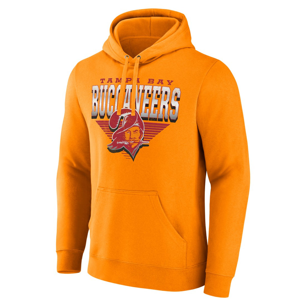 Tampa Bay Buccaneers Geometric Chrome Pullover Hoodie - Red Hoodies