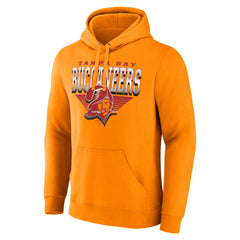 Tampa Bay Buccaneers Geometric Chrome Pullover Hoodie - Red Hoodies