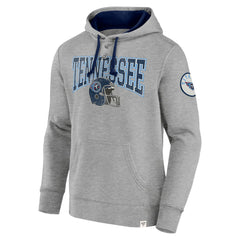 Tennessee Titans Label Maker Pullover Hoodie - Heather Gray Hoodies