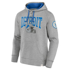 Detroit Lions Label Maker Pullover Hoodie - Blue Hoodies