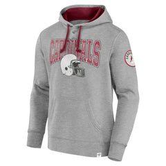 Arizona Cardinals Label Maker Pullover Hoodie - Heather Gray Hoodies
