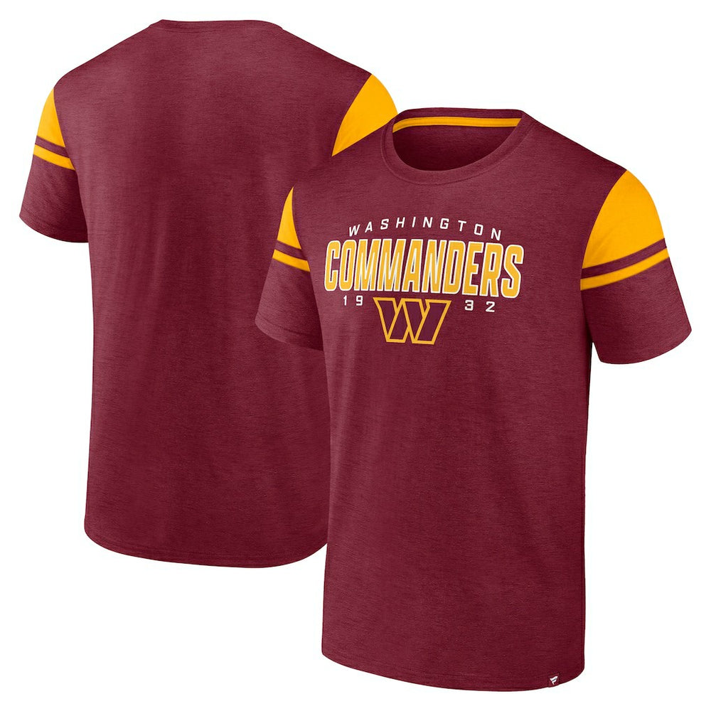 Washington Commanders Old School Play Slub T-Shirt - Burgundy T-shirts