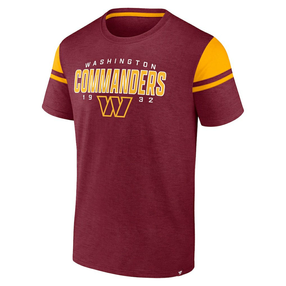 Washington Commanders Old School Play Slub T-Shirt - Burgundy T-shirts