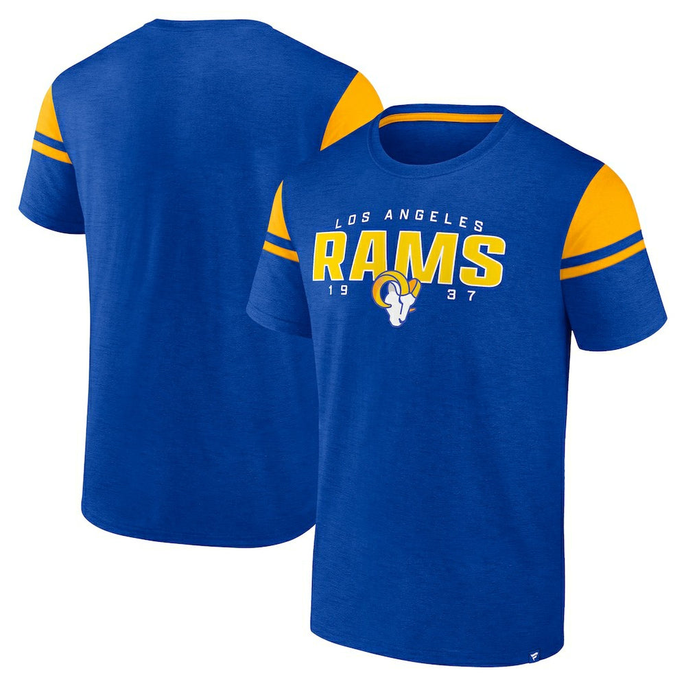 Los Angeles Rams Old School Play Slub T-Shirt - Royal T-shirts