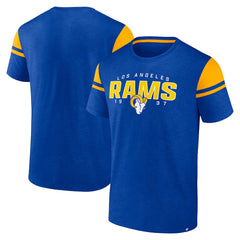 Los Angeles Rams Old School Play Slub T-Shirt - Royal T-shirts
