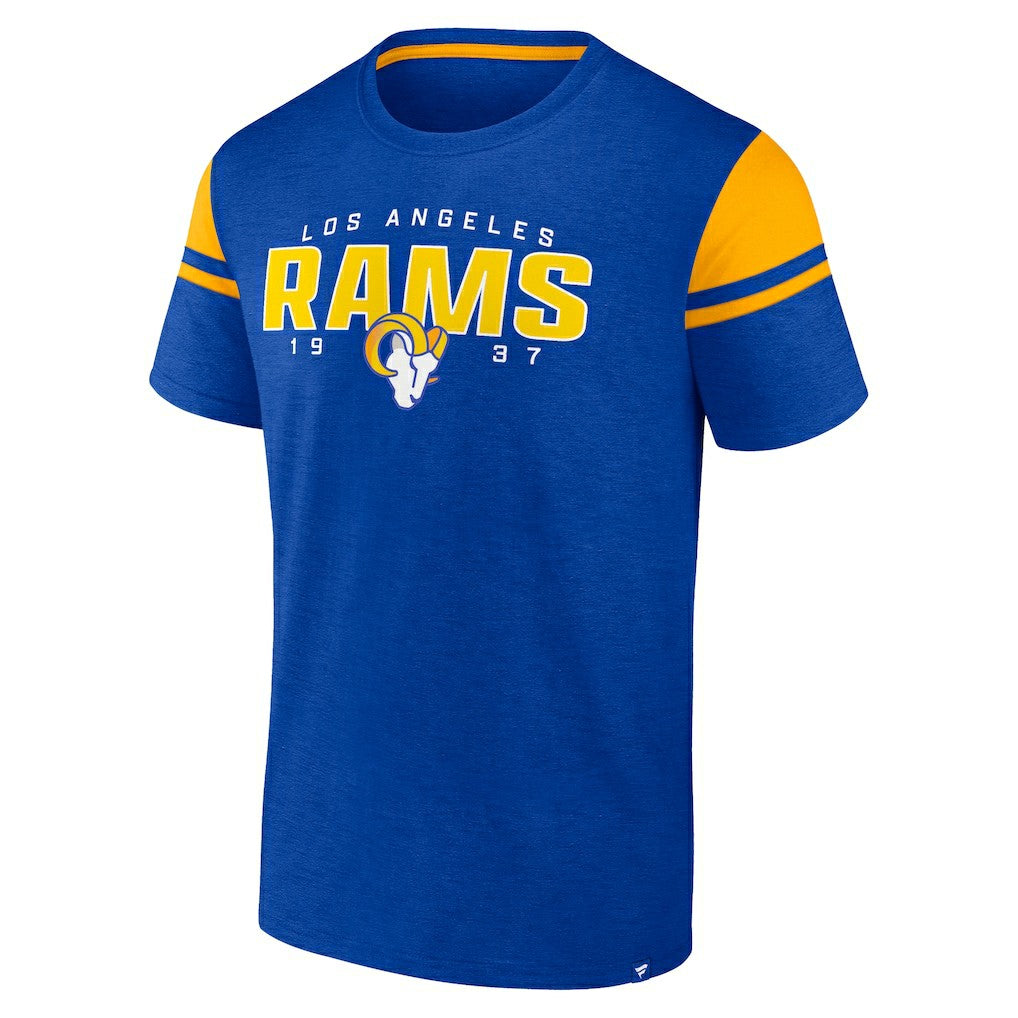 Los Angeles Rams Old School Play Slub T-Shirt - Royal T-shirts