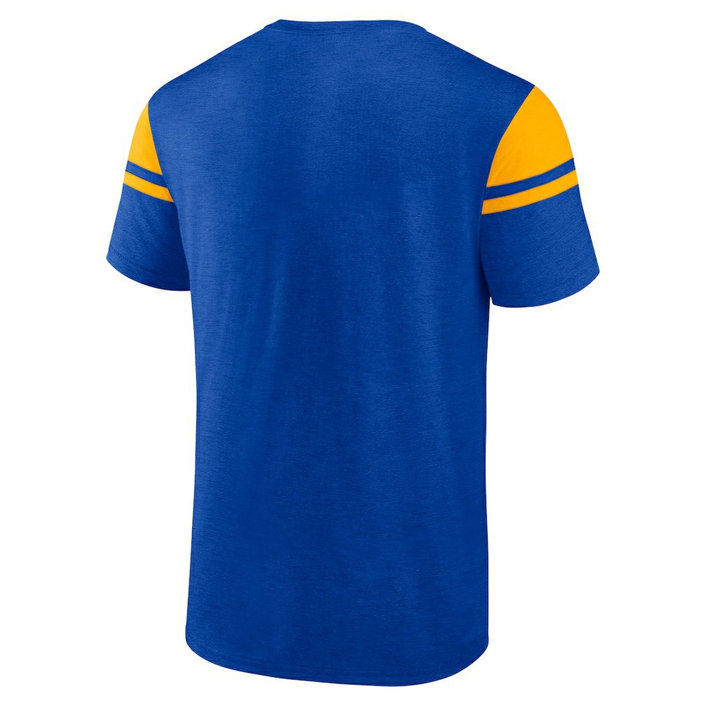 Los Angeles Rams Old School Play Slub T-Shirt - Royal T-shirts