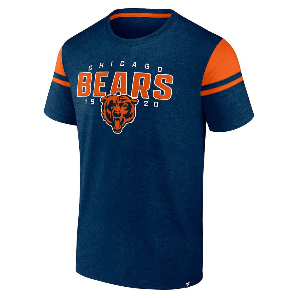 Chicago Bears Old School Play Slub T-Shirt - Navy T-shirts