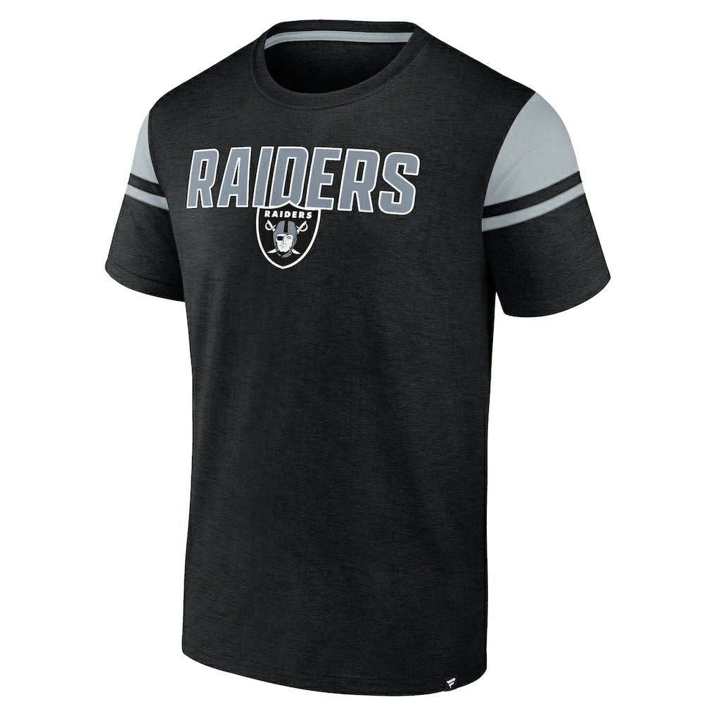 Las Vegas Raiders Old School Play Slub T-Shirt - Black T-shirts