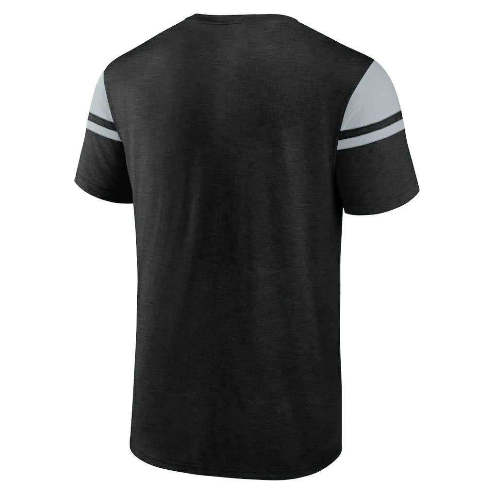 Las Vegas Raiders Old School Play Slub T-Shirt - Black T-shirts