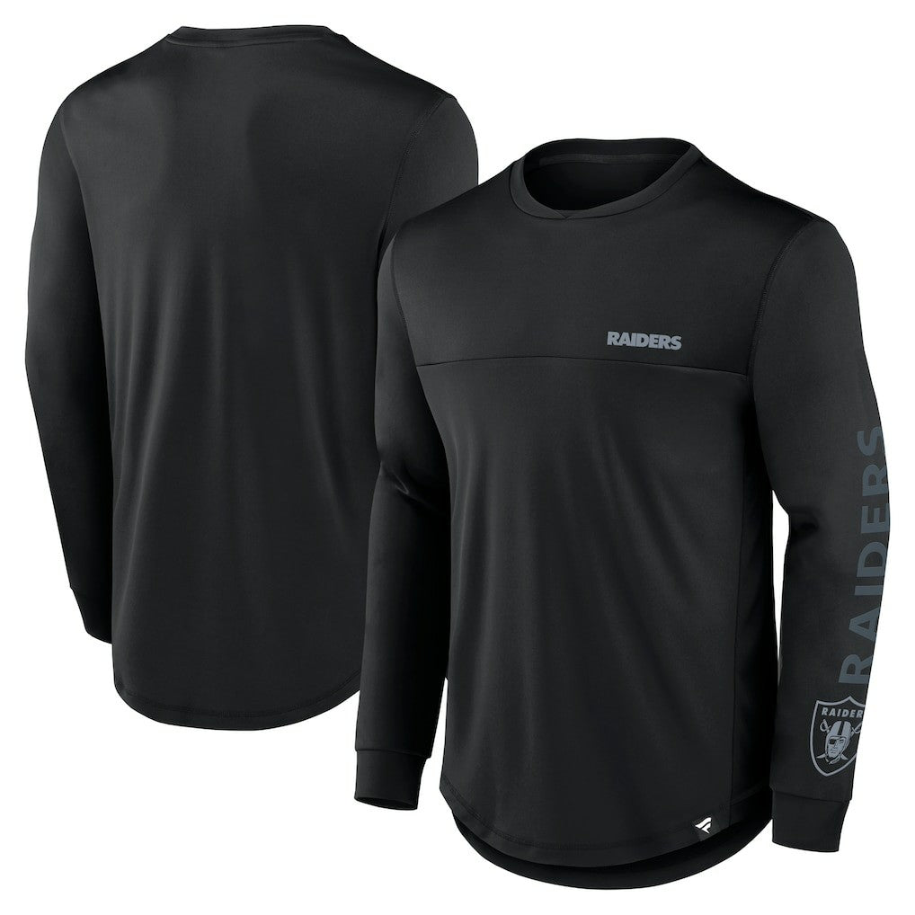 Las Vegas Raiders Blackout Long Sleeve T-Shirt - Black T-shirts