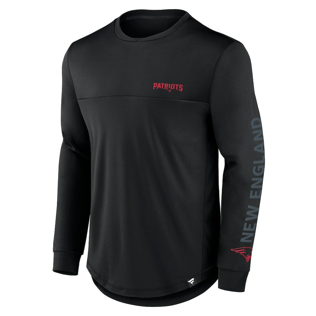 New England Patriots Blackout Long Sleeve T-Shirt - Black T-shirts