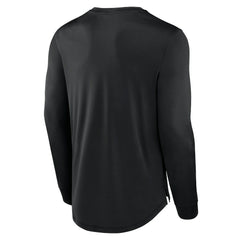 New Orleans Saints Blackout Long Sleeve T-Shirt - Black T-shirts