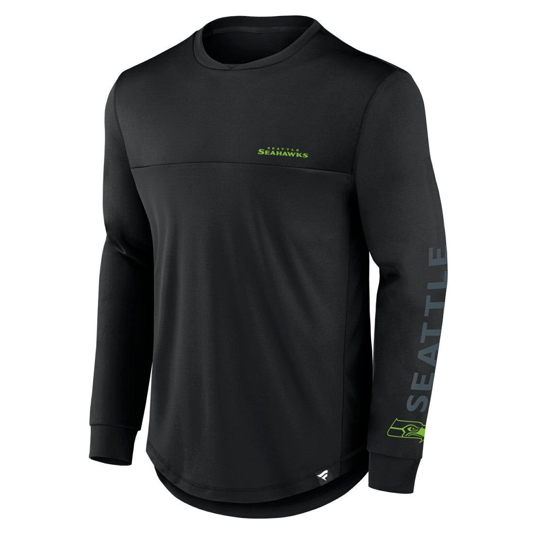 Seattle Seahawks Blackout Long Sleeve T-Shirt - Black T-shirts
