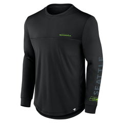 Seattle Seahawks Blackout Long Sleeve T-Shirt - Black T-shirts