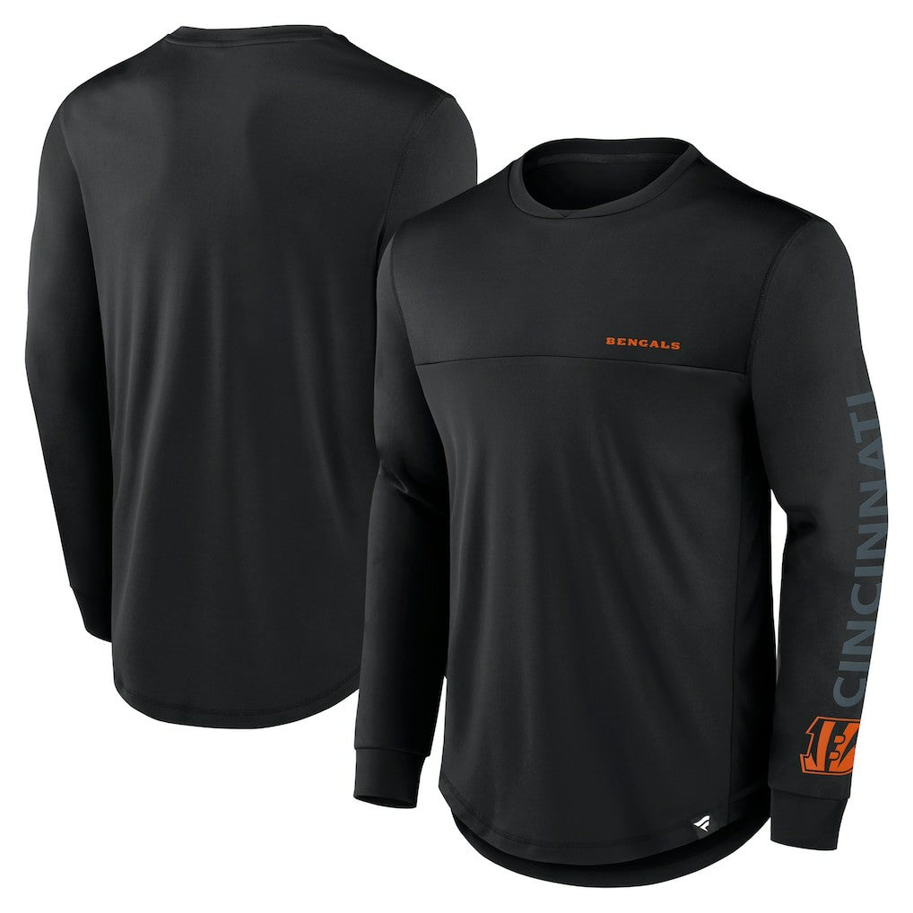 Cincinnati Bengals Blackout Long Sleeve T-Shirt - Black T-shirts