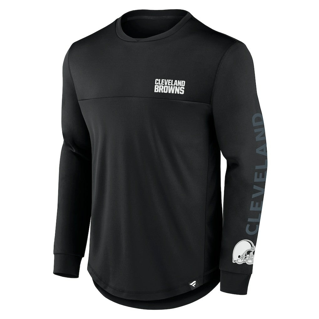 Cleveland Browns Blackout Long Sleeve T-Shirt - Black T-shirts