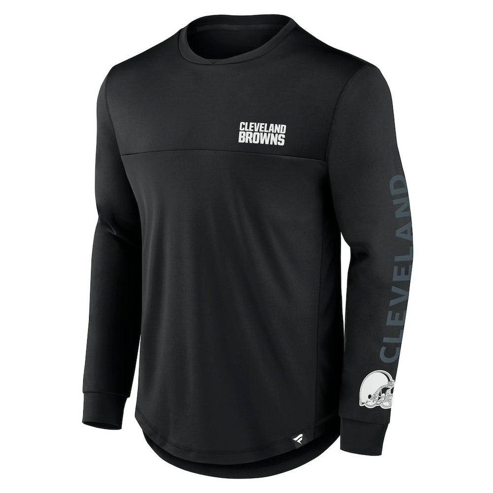 Cleveland Browns Blackout Long Sleeve T-Shirt - Black T-shirts