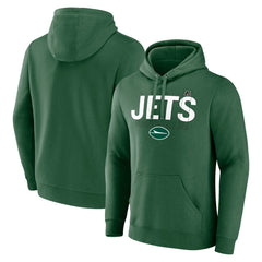 New York Jets Pylon Outline Pullover Hoodie - Green Hoodies