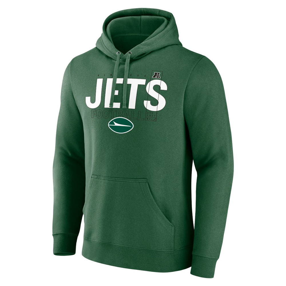 New York Jets Pylon Outline Pullover Hoodie - Green Hoodies