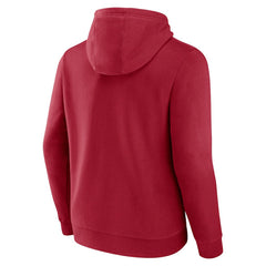 San Francisco 49ers Pylon Outline Pullover Hoodie - Scarlet Hoodies