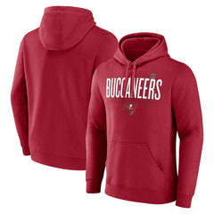 Tampa Bay Buccaneers Pylon Outline Pullover Hoodie - Red Hoodies