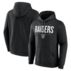 Las Vegas Raiders Pylon Outline Pullover Hoodie - Black Hoodies