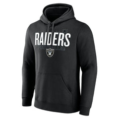 Las Vegas Raiders Pylon Outline Pullover Hoodie - Black Hoodies