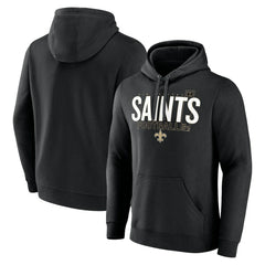 New Orleans Saints Pylon Outline Pullover Hoodie - Black Hoodies