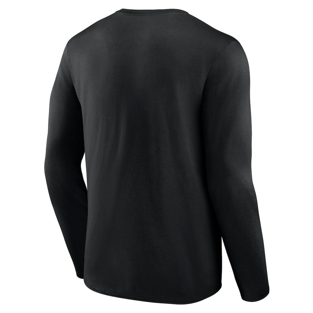 Las Vegas Raiders Stat Sheet Long Sleeve T-Shirt - Black T-shirts