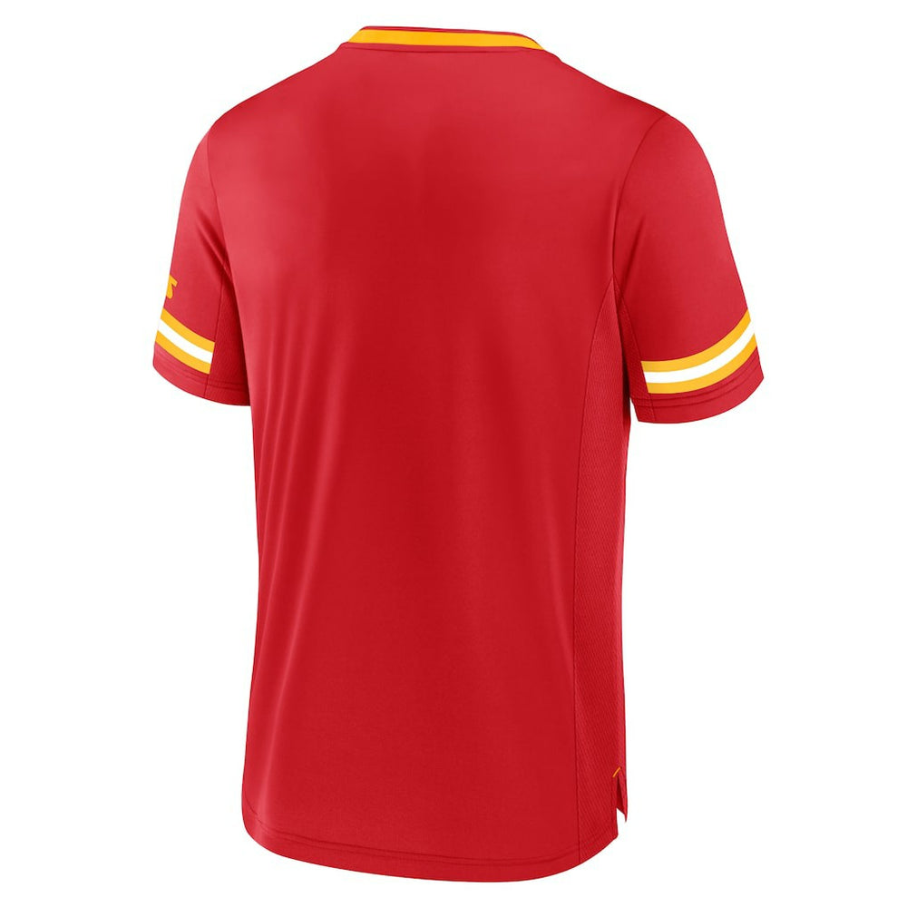 Kansas City Chiefs Stripe Stacking T-Shirt - Red T-shirts