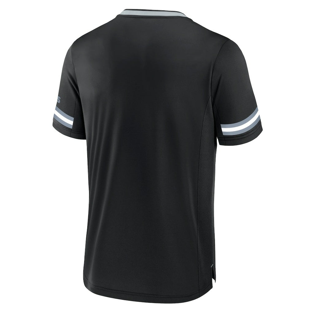 Las Vegas Raiders Stripe Stacking T-Shirt - Black T-shirts