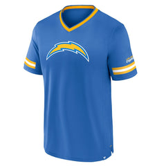 Los Angeles Chargers Stripe Stacking T-Shirt - Powder Blue T-shirts
