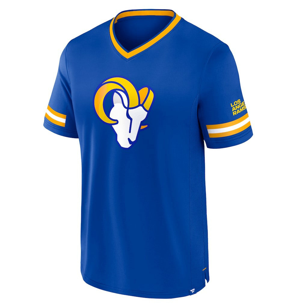 Los Angeles Rams Stripe Stacking T-Shirt - Royal T-shirts