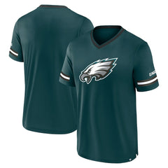 Philadelphia Eagles Stripe Stacking T-Shirt - Midnight Green T-shirts
