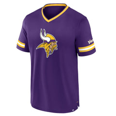 Minnesota Vikings Stripe Stacking T-Shirt - Purple T-shirts