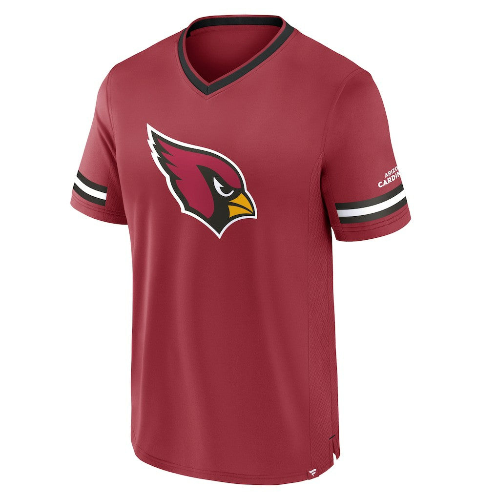 Arizona Cardinals Stripe Stacking T-Shirt - Cardinal T-shirts