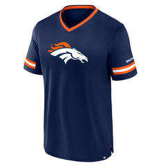 Denver Broncos Stripe Stacking T-Shirt - Navy T-shirts