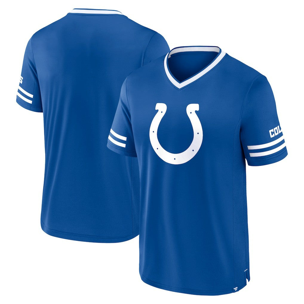 Indianapolis Colts Stripe Stacking T-Shirt - Royal T-shirts
