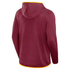 Washington Commanders Transitional Defender Hoodie Long Sleeve T-Shirt - Burgundy Hoodies