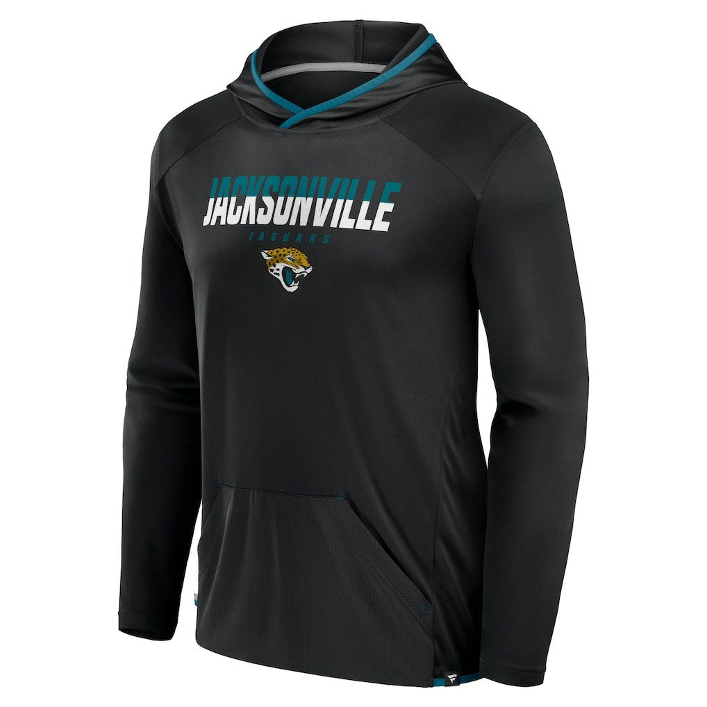 Jacksonville Jaguars Transitional Defender Hoodie Long Sleeve T-Shirt - Black Hoodies