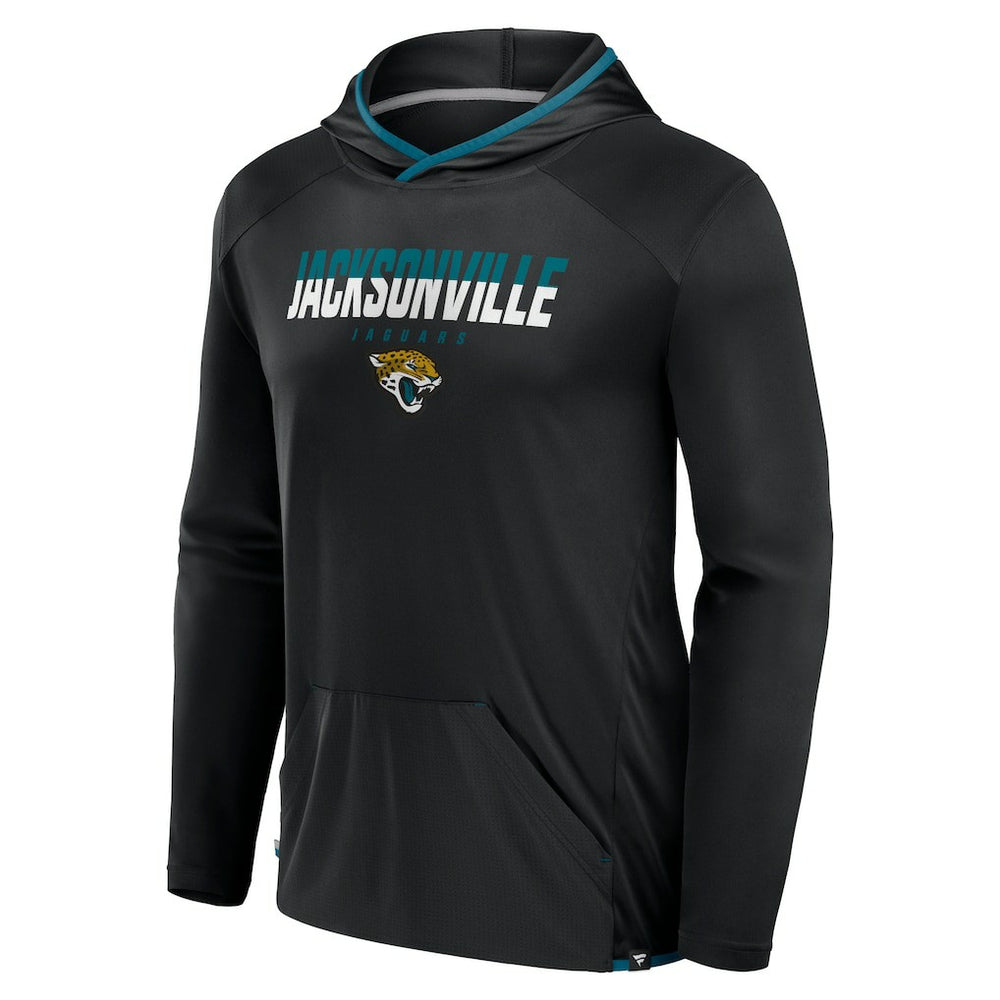 Jacksonville Jaguars Transitional Defender Hoodie Long Sleeve T-Shirt - Black Hoodies