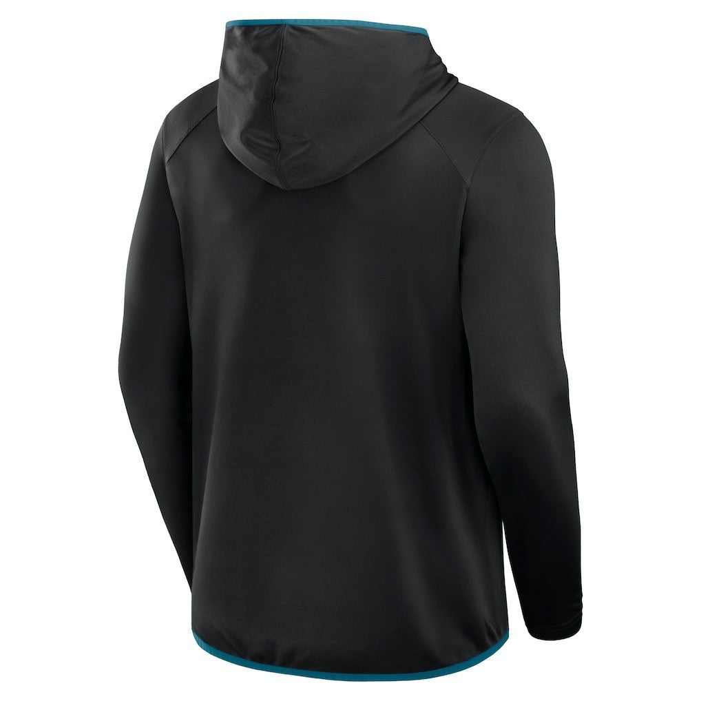 Jacksonville Jaguars Transitional Defender Hoodie Long Sleeve T-Shirt - Black Hoodies