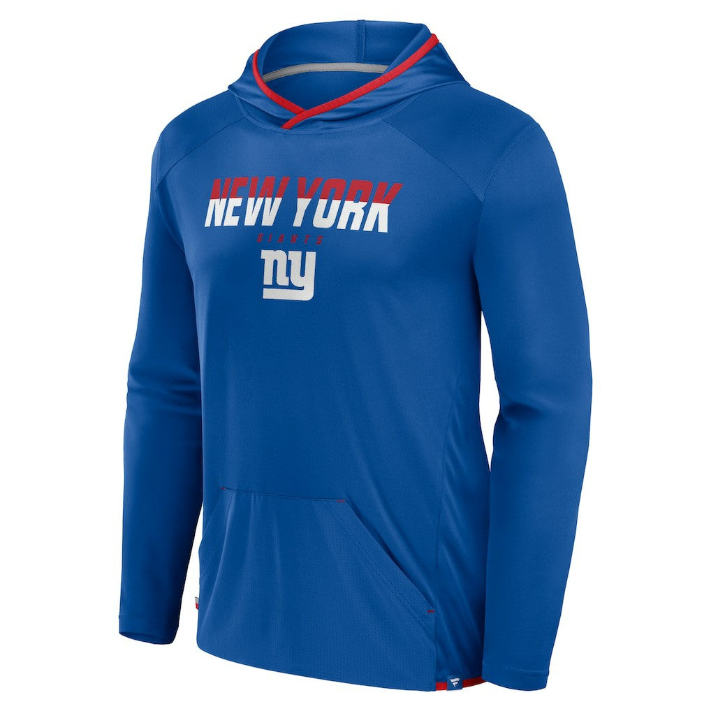 New York Giants Transitional Defender Hoodie Long Sleeve T-Shirt - Royal Hoodies